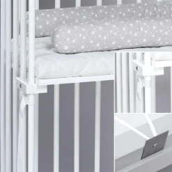 Babybay Cama Co-Sleep Boxspring - lacado branco