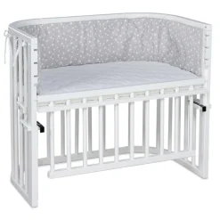 Babybay Cama Co-Sleep Maxi Comfort Plus - lacado branco