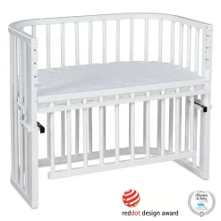 Babybay Cama Co-Sleep Maxi Comfort Plus - lacado branco