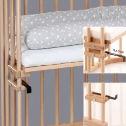 Babybay Cama Co-Sleep Original - lacado natural
