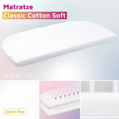 Babybay Colchão Cama Co-Sleep Original - Classic Cotton Soft