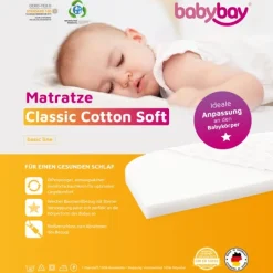 Babybay Colchão Cama Co-Sleep Original - Classic Cotton Soft