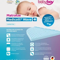 Babybay Colchão Medicott Wave para modelo Maxi, Boxspring e Comfort Plus