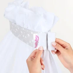 Babybay Dossel - cinza estrelas brancas