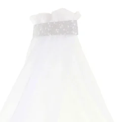 Babybay Dossel - cinza estrelas brancas