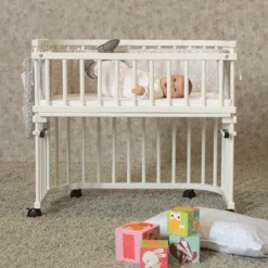 Babybay Grade Lateral Cama Co-Sleep para modelo Original e Midi - lacado natural