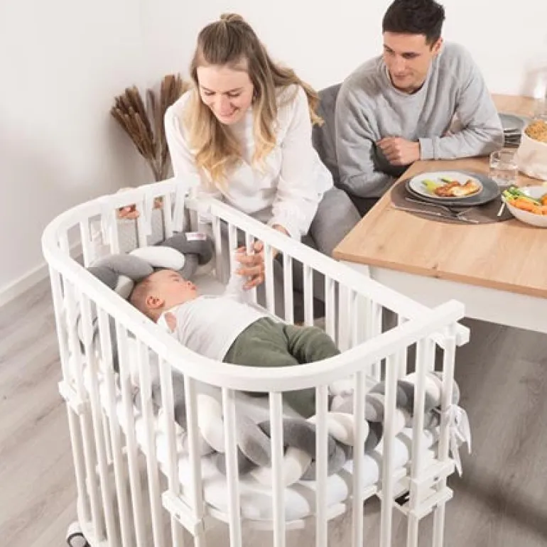 Babybay Grade Lateral Cama Co-Sleep para modelo Original e Midi - natural sem tratamento