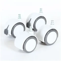 Babybay Jogo de Rodas Parquet para todos os modelos - branco