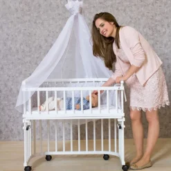 Babybay Jogo de Rodas Parquet para todos os modelos - branco