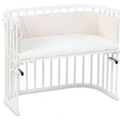 Babybay Protetor de Grades Algodão Orgânico Royal para modelo Original - beige