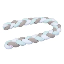 Babybay Rolo Trançado para todos os modelos - branco/beige/aqua
