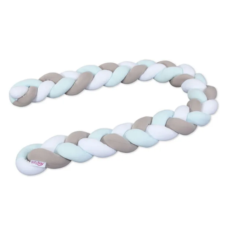 Babybay Rolo Trançado para todos os modelos - branco/beige/aqua