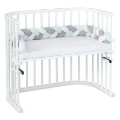 Babybay Rolo Trançado para todos os modelos - branco/beige/aqua