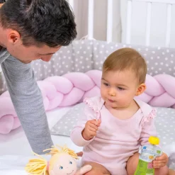 Babybay Rolo Trançado para todos os modelos - cinza claro mesclado