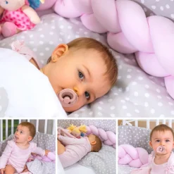 Babybay Rolo Trançado para todos os modelos - rosado