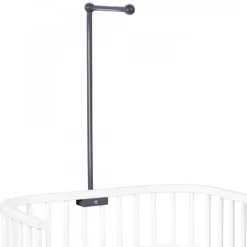 Babybay Suporte para Mobile para todos os modelos c/ barras redondas - lacado cinza pizarra
