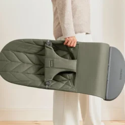 BabyBjorn Espreguiçadeira Bliss Woven Pétala - Verde Oscuro