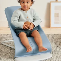 BabyBjorn Espreguiçadeira Bliss Woven Pétala - Azul