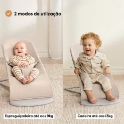 BabyBjorn Espreguiçadeira Bliss Woven Pétala - Azul