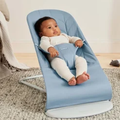 BabyBjorn Espreguiçadeira Bliss Woven Pétala - Azul