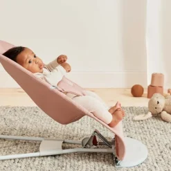 BabyBjorn Espreguiçadeira Bliss Woven Pétala - Rosa Palo