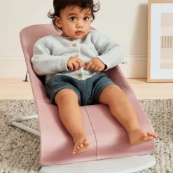 BabyBjorn Espreguiçadeira Bliss Woven Pétala - Rosa Palo