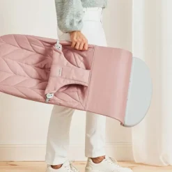 BabyBjorn Espreguiçadeira Bliss Woven Pétala - Rosa Palo