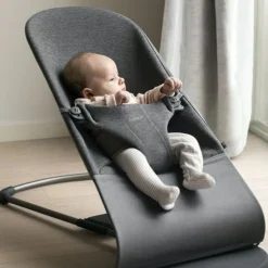 BabyBjorn Espreguiçadeira Bliss 3D Jersey - Gris Oscuro