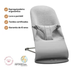 BabyBjorn Espreguiçadeira Bliss 3D Jersey - Light Gris