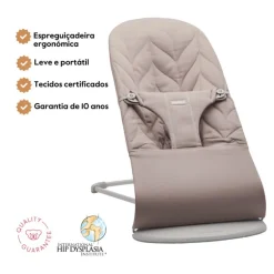 BabyBjorn Espreguiçadeira Bliss Woven Pétala - Arena