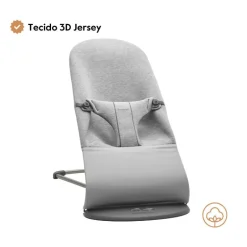 BabyBjorn Espreguiçadeira Bliss 3D Jersey - Beige Claro