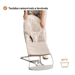 BabyBjorn Espreguiçadeira Bliss Woven Classic - Antracita