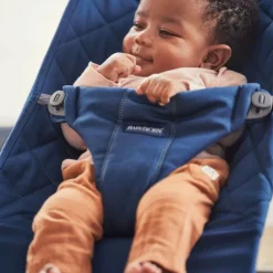 BabyBjorn Espreguiçadeira Bliss Woven Classic - Azul Medianoche