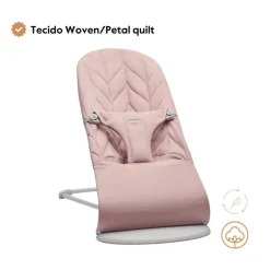 BabyBjorn Espreguiçadeira Bliss Woven Pétala - Antracita