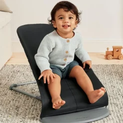 BabyBjorn Espreguiçadeira Bliss Woven Classic - Negro