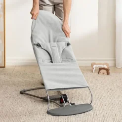 BabyBjorn Espreguiçadeira Bliss Woven Melange - Gris Claro