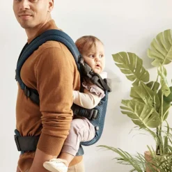 Babybjorn Mochila Porta Bebé Harmony - Azul Marino Mesh