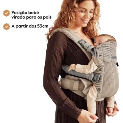 Babybjorn Mochila Porta Bebé Harmony - Azul Marino Mesh
