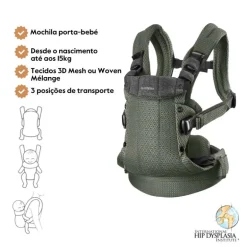 Babybjorn Mochila Porta Bebé Harmony Mesh - Verde Oscuro
