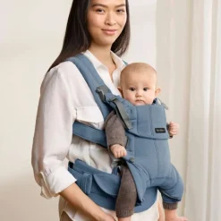 Babybjorn Mochila Porta Bebé Harmony Woven Melange - Azul