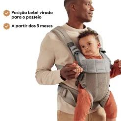 Babybjorn Mochila Porta Bebé Harmony Woven Melange - Azul