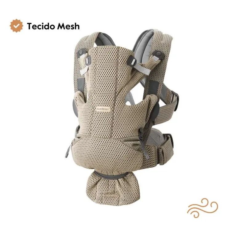 BabyBjorn Mochila Porta Bebé Move Mesh - Azul Marino
