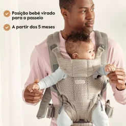 BabyBjorn Mochila Porta Bebé Move Mesh - Grey