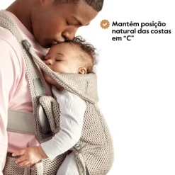 BabyBjorn Mochila Porta Bebé Move Mesh - Verde Salvia