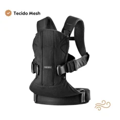 BabyBjorn Mochila Porta Bebé One Air - Rosa Perla