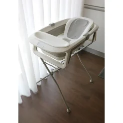 Bébécar Banheira Bebé Bath + Suporte - Cinza