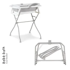 Bébécar Banheira Bebé Bath + Suporte - Cinza