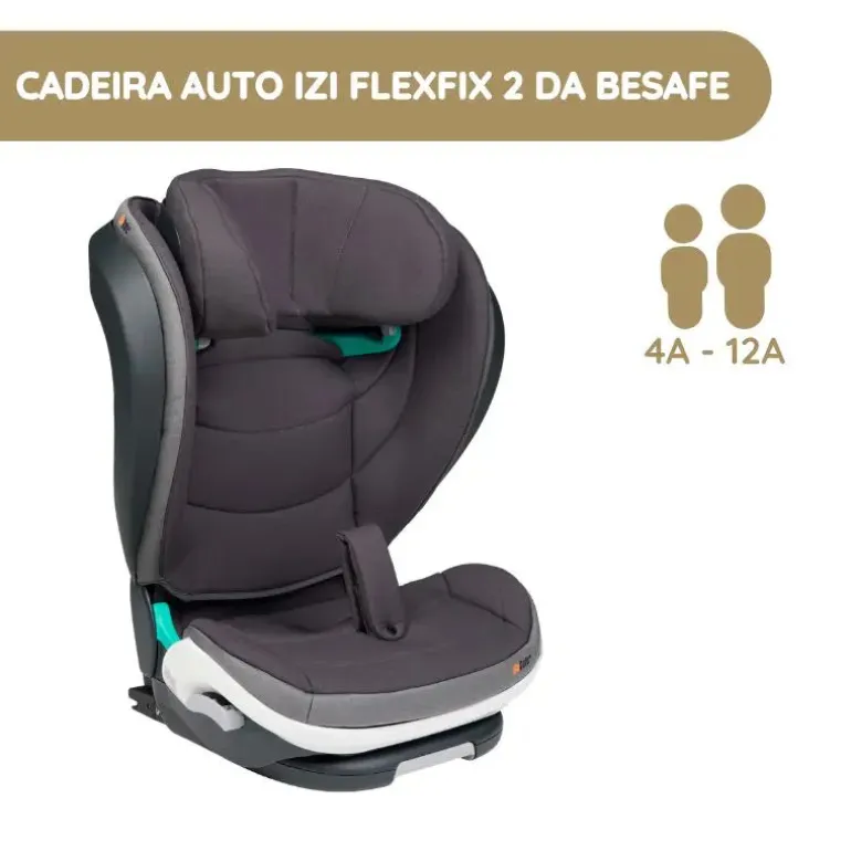 Besafe Cadeira Auto Flex FIX 2 i-Size - Metallic Mélange