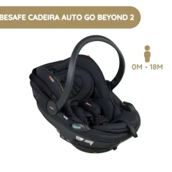 BeSafe Cadeira Auto Go Beyond 2 - Black SoftBreeze