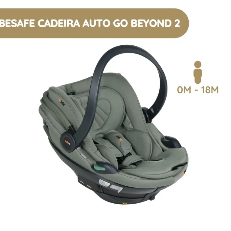 BeSafe Cadeira Auto Go Beyond 2 - Meadow Green SoftBreeze